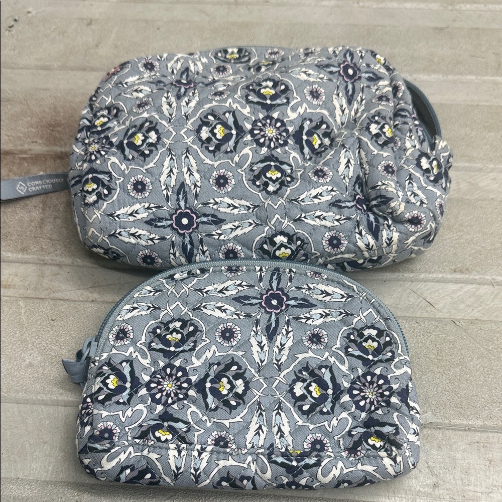 Vera Bradley Leaf Patterned Cosmetic Bag
